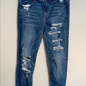super stretch x american eagle long length jeans